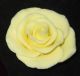 Gumpaste 2 inch Yellow Rose 3 pieces