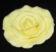 Gumpaste 3 inch Yellow Rose