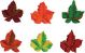 Royal Icing 3/4 inch Autumn Leaf Mix 20 pieces