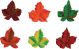 Royal Icing 3/4 inch Autumn Leaf Mix 20 pieces