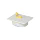 Fondant 2.75 inch White Grad Cap