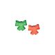 Christmas Bow 1.25 inch Sugar Decoration 12 pieces