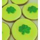 Shamrock 1 inch Sugar Decoration 6 pieces