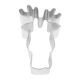 Reindeer Face 3.5 inch Cookie Cutter