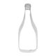 Champagne Bottle 4.5 inch Cookie Cutter