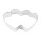 Double Heart 3.5 inch Cookie Cutter