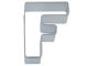 Letter F Cookie Cutter 3 inch