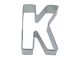 Letter K Cookie Cutter 3 inch