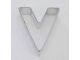 Letter V Cookie Cutter 3 inch