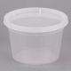 16 oz Deli Food Plastic Container and Lid