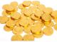 Small Gold Foil Covered Chocolate Coins 8 oz