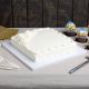 12 inch White Square Cake Drum