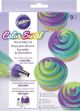 Tri Color Swirl Decorating Set 9 pieces