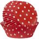 Red Dot Baking Cups 75 pieces