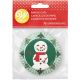 Snowman Baking Cups 75 pieces