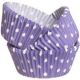 Purple Dot Baking Cups 75 pieces