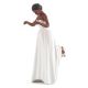 True Romance Bride African American Wedding Cake Top