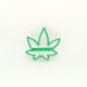 Marijuana Leaf Mini Fondant Cookie Cutter