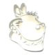 White Rabbit Wonderland Fondant Cookie Cutter