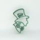 Mad Hatter Wonderland Fondant Cookie Cutter