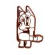 Bingo from Bluey Fondant Cookie Cutter