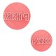 PINK Fondant Cookie Impression Stamp