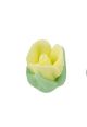Royal Icing 0.75 inch Yellow Rosebud 12 pieces