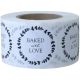 Baked with Love Stickers 50 pieces