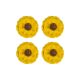 Royal Icing 1.12 inch Sunflower 6 pieces