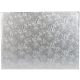 Quarter Sheet Silver Foil Cake Board