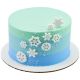 Snowflake 1 inch Sugar Decoration 9 pieces