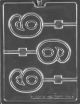 Number Six Chocolate Lollipop Mold