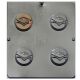 Grad Cap Cookie Chocolate Mold