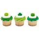 Shamrock Sugar Decorations 6 pieces