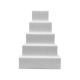 10x4 Contour Square Cake Dummy
