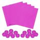 3x3 Fuchsia Candy Foil Wrapper 125 pieces