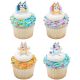 Bluey cake cupcake rings 6 pc