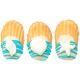 Seashell 1.25 inch White Sugar Decorations 6 pieces