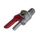 Check Ball Valve 1/4 MPT 1/4 BARB