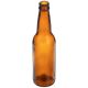 12 oz AMBER Long Neck Crown Bottle 24 pieces