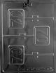 Number 70 Chocolate Lollipop Mold