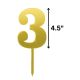 Gold Acrylic Pick Number 3
