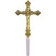 Fancy Gold Cross Pick Cake Decoration