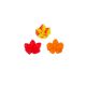 Royal Icing 3/4 inch Autumn Leaf Mix 20 pieces