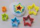 Star Plastic Cutter Set 5 pieces