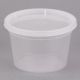 16 oz Deli Food Plastic Container and Lid