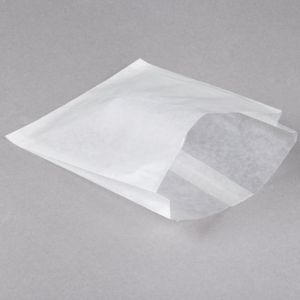 Sandwich 6.75 inch Waxed Paper Bags 100 pieces