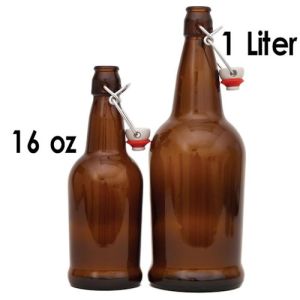 1 Liter Amber EZ Cap Bottles