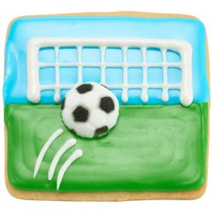 Football Sugar Decorations Set Of 8 by FunCakes